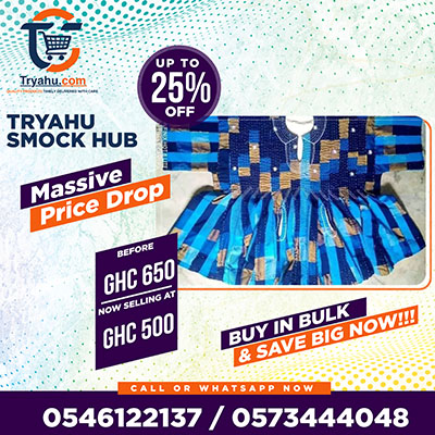Buy Quality African Smocks | Ghana Fugu & Batakari Tryahu